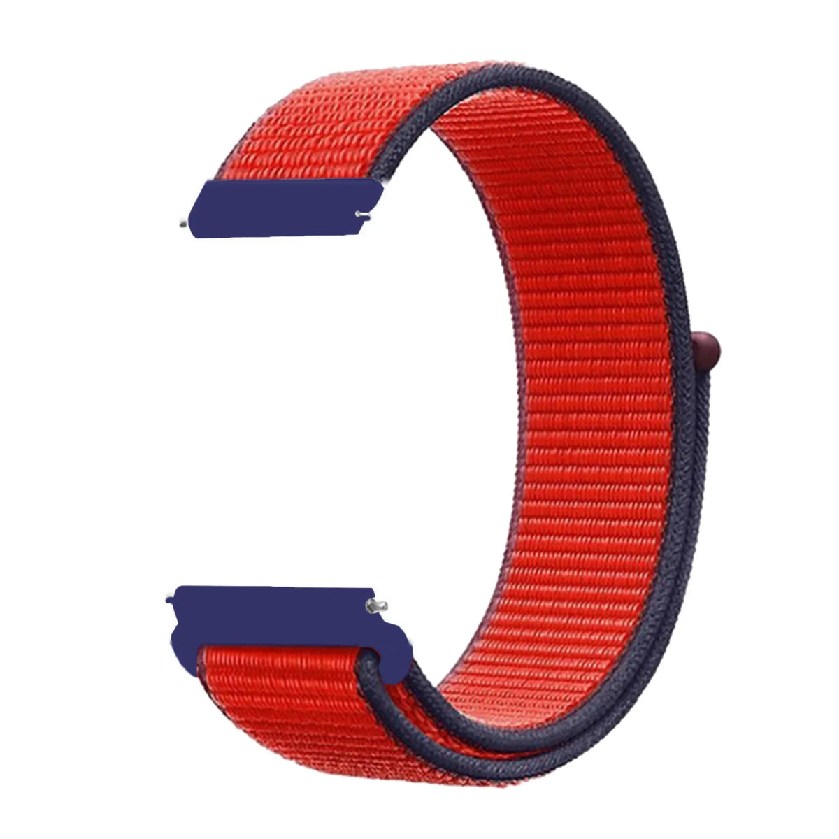 COROS Adjustable Nylon Loop Watch Band in Colors & Camo - Red Blue