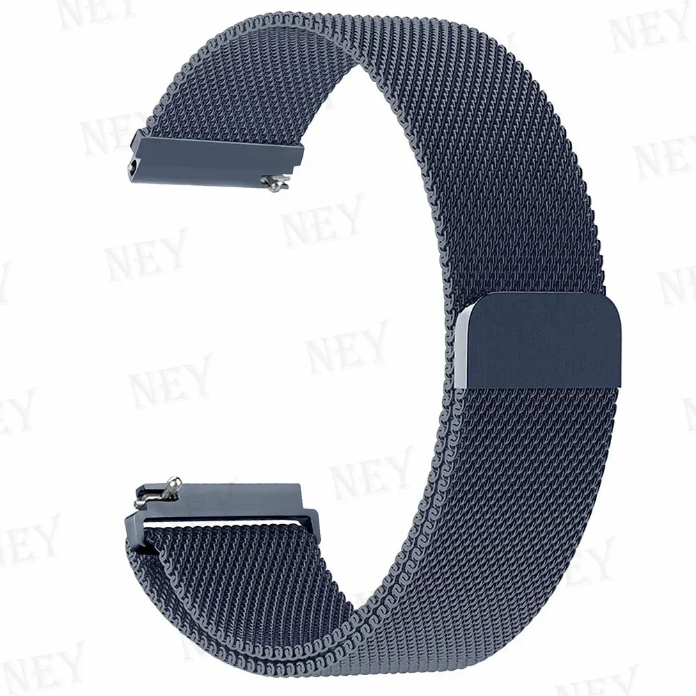 COROS Stainless Steel Milanese Mesh Watch Band - Blue Gray