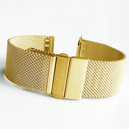 Garmin Milanese Mesh Band in Gold