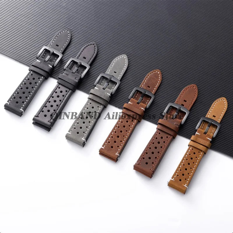 Perforated leather band color selection for COROS – BandsCo Straps