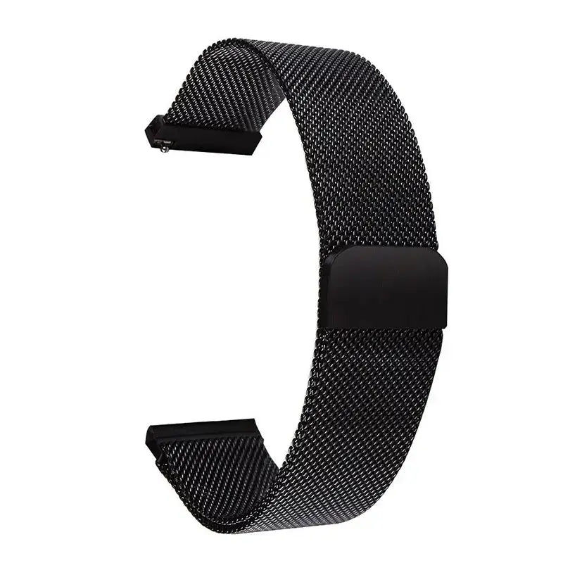 Samsung Galaxy Watch Magnetic Stainless Steel Mesh Band in Black