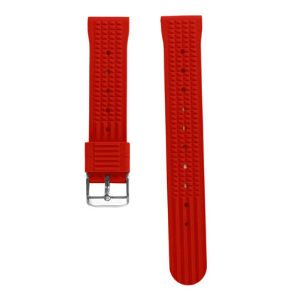 Garmin FKM Rubber Waffle Band in Red