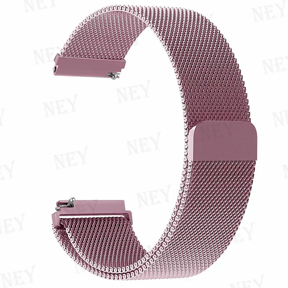 COROS Stainless Steel Milanese Mesh Watch Band - Pink Gold