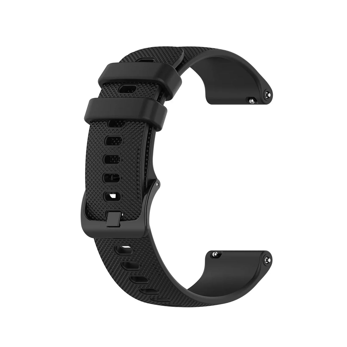 Motorola Moto Textured Silicone Band with Matching Buckle — Black