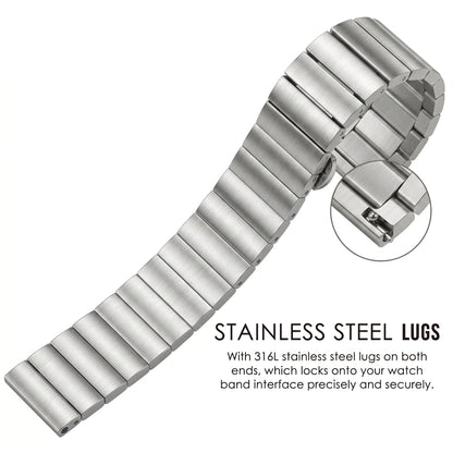 Garmin Brushed Stainless Steel Bracelet — stainless steel links