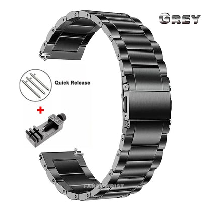 Garmin Titanium Link Bracelet in Gunmetal