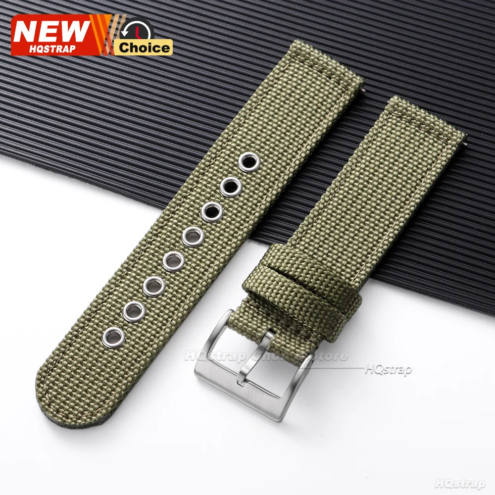 Garmin Nylon Canvas Band in Olive Green