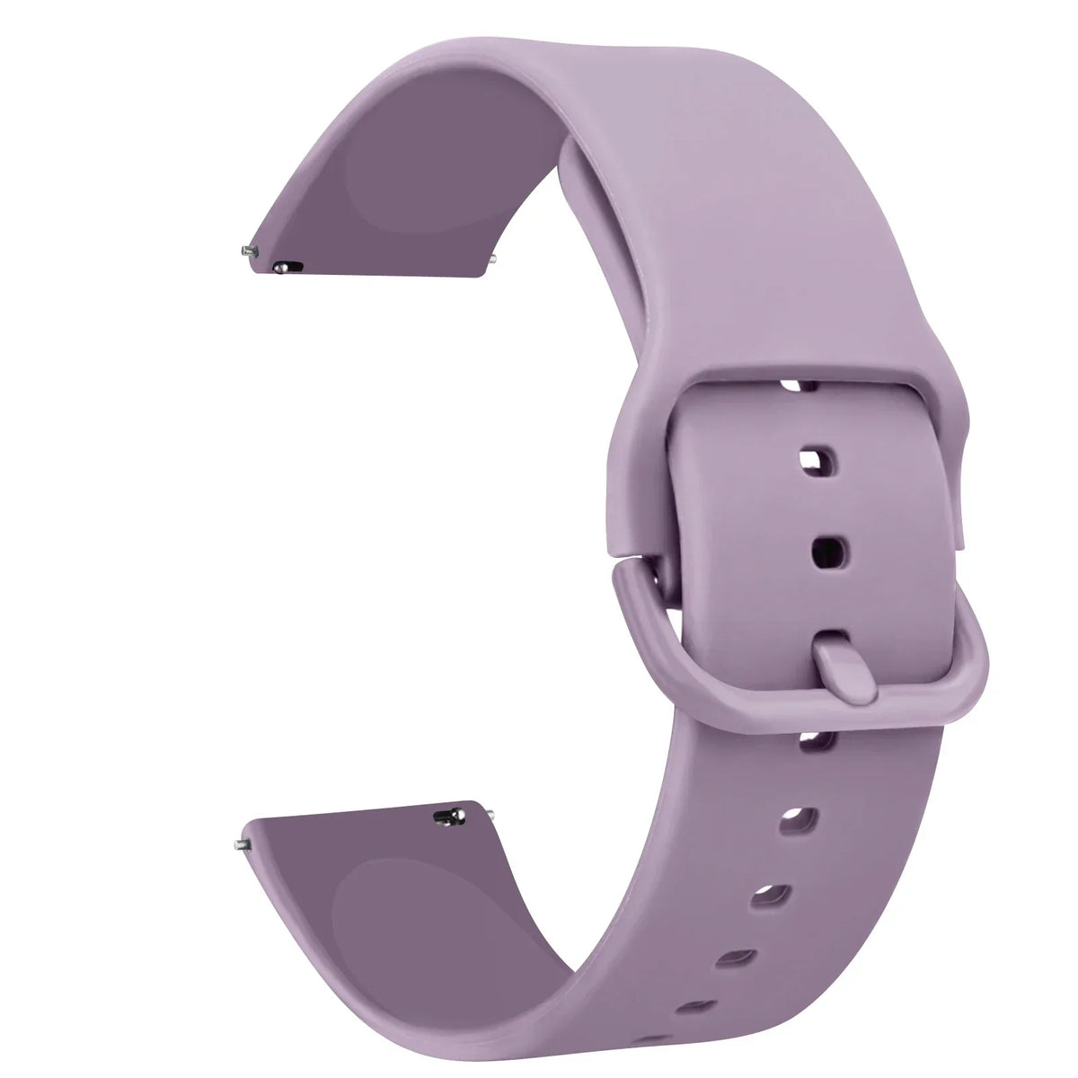 Polar Silicone Watch Band with Matching Buckle — Lavender