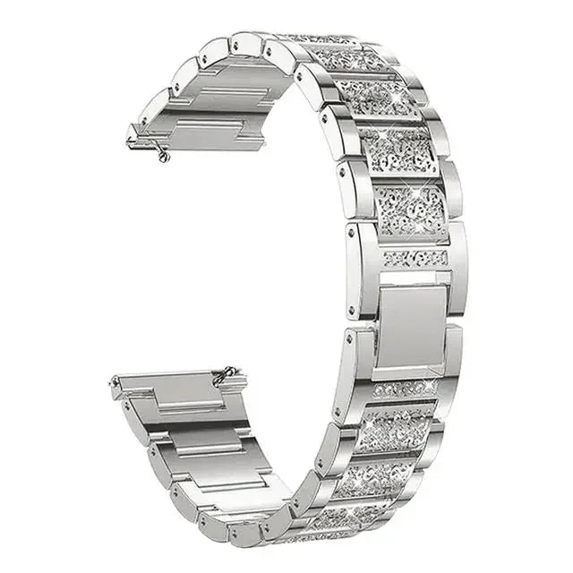 Garmin Women's Rhinestone Link Bracelet in Silver