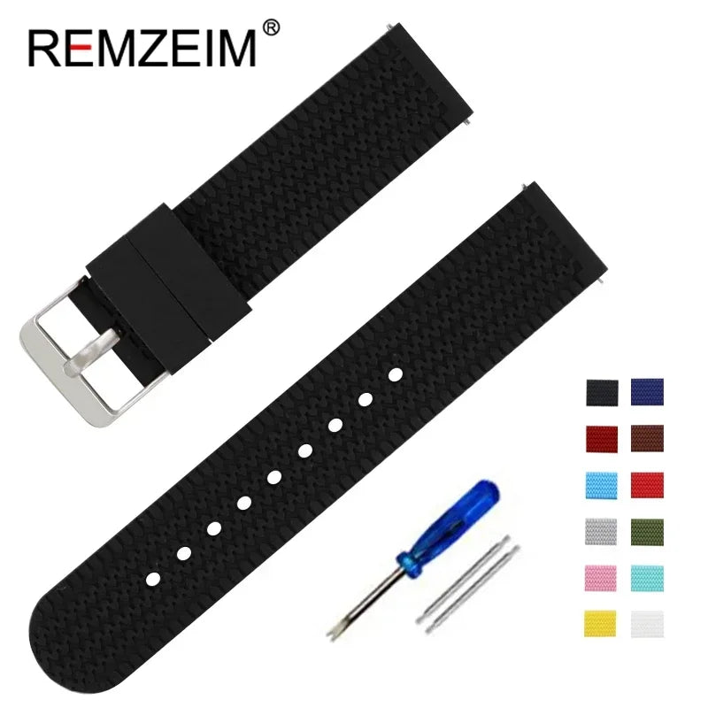 Garmin Textured Silicone Sport Band in Black