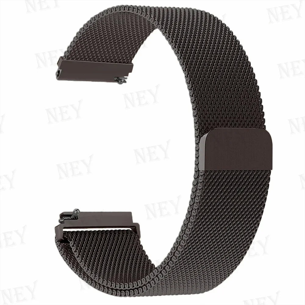 Polar Stainless Steel Milanese Mesh Band – Coffee