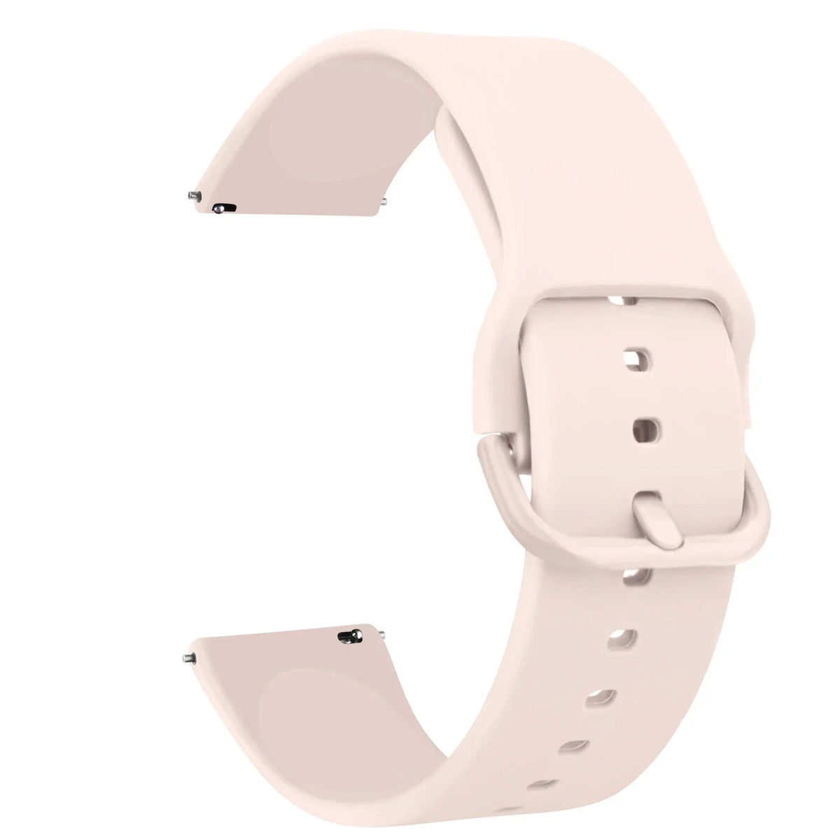Motorola Moto Silicone Watch Band with Matching Buckle — Light Pink