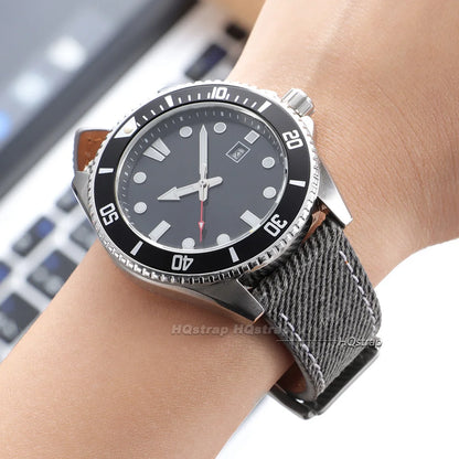 Garmin Denim Band worn on a wrist