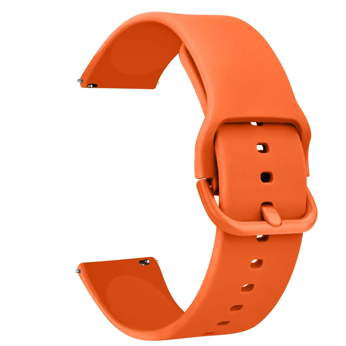 COROS Silicone Watch Band with Matching Buckle - Orange