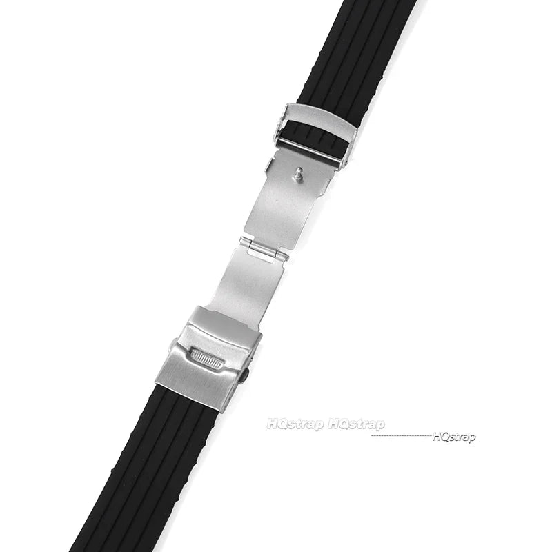 Silicone Folding Clasp Band for Polar – open folding clasp