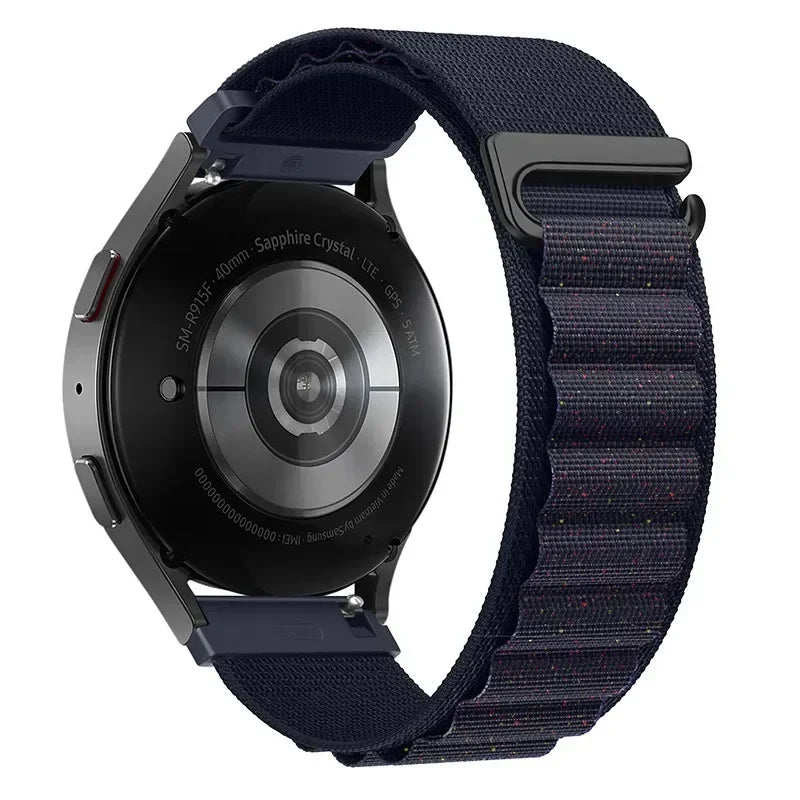 COROS Alpine-Style Nylon Loop Band – Navy Blue / Shimmer