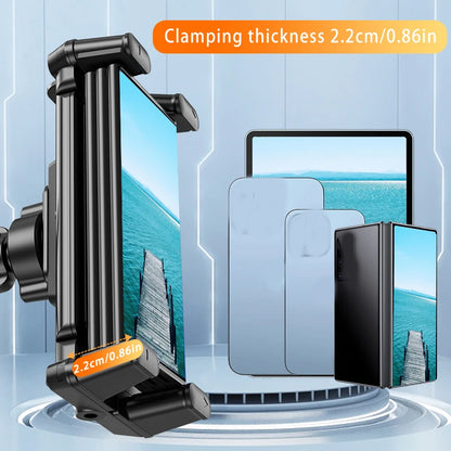 Heavy-Duty Clamp Phone and Tablet Mount for Golf Cart Bars and Roof Struts