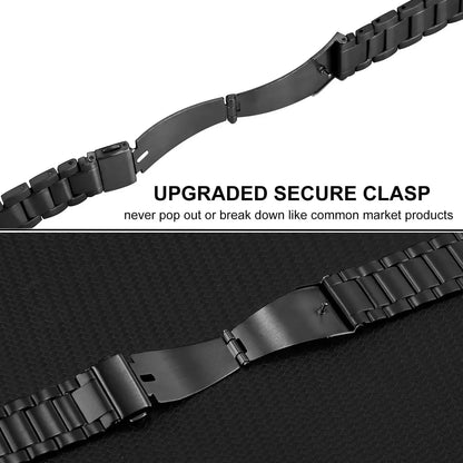 Garmin Titanium Link Bracelet — fold-over clasp