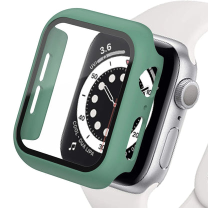 Quality protective case for Apple Watch showcasing robust design and clear face for superior scratch protection.