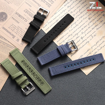 Stitched Canvas Nylon Band in several colors