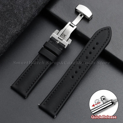 Sailcloth Band in Black