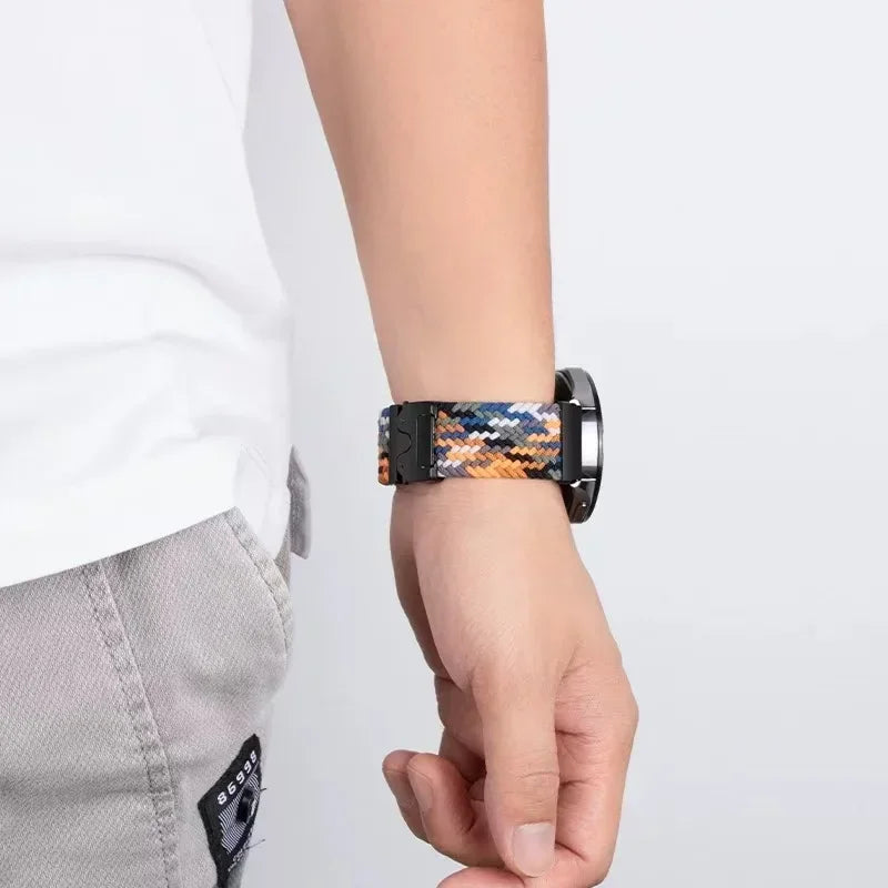 Braided Nylon Clasp Band for Polar – woven band worn on wrist