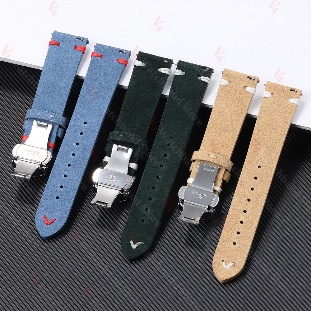 Garmin Suede Butterfly Clasp Band in several colors