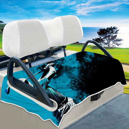 Golf Cart Seat Towel Cover, Microfiber Bench Seat Blanket, Universal Fit