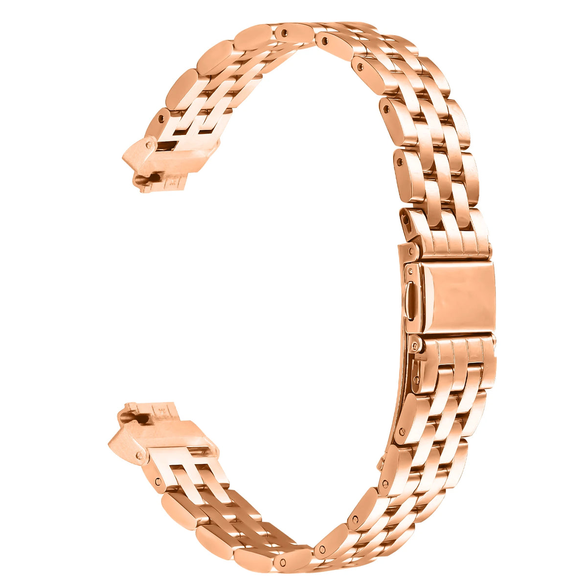 Fitbit Inspire 1/2/HR Slim Multi-Link Steel Band - Rose Gold