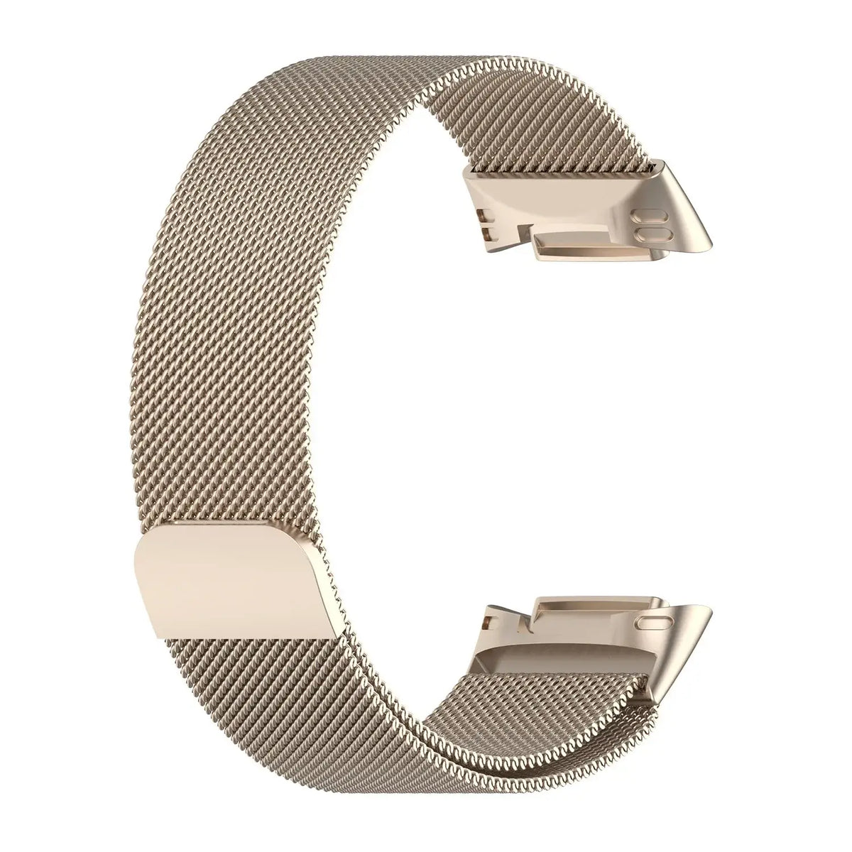 Fitbit Charge 5 & 6 Magnetic Milanese Mesh Band in Champagne Gold