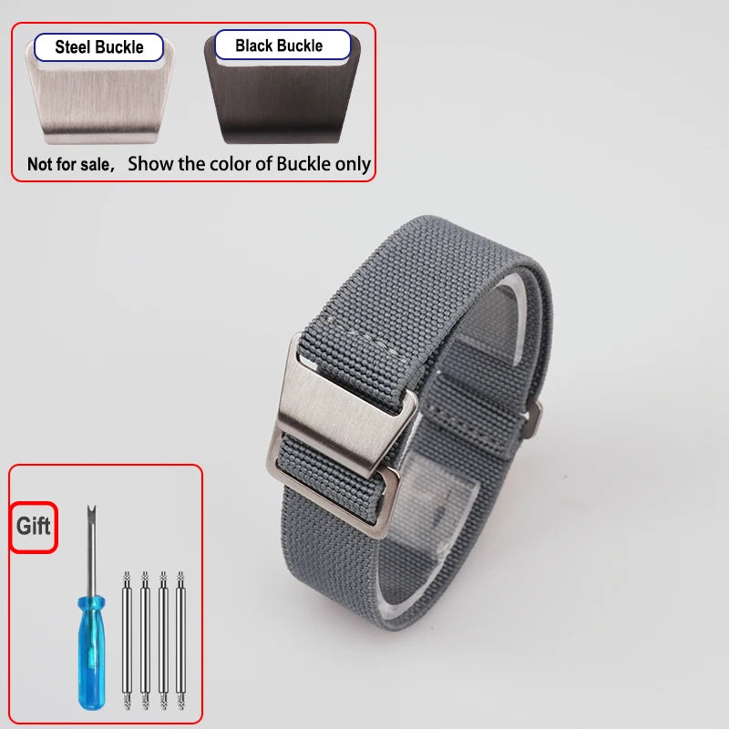 COROS Elastic Nylon Parachute Watch Band - Gray