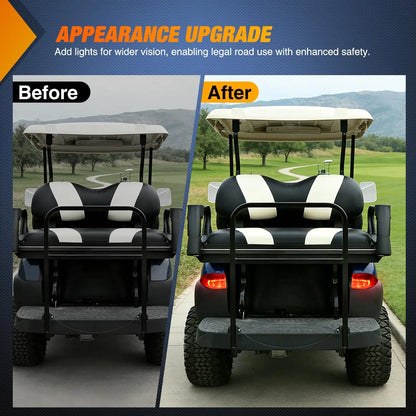 LED Taillights for Club Car Precedent & Tempo, Pair