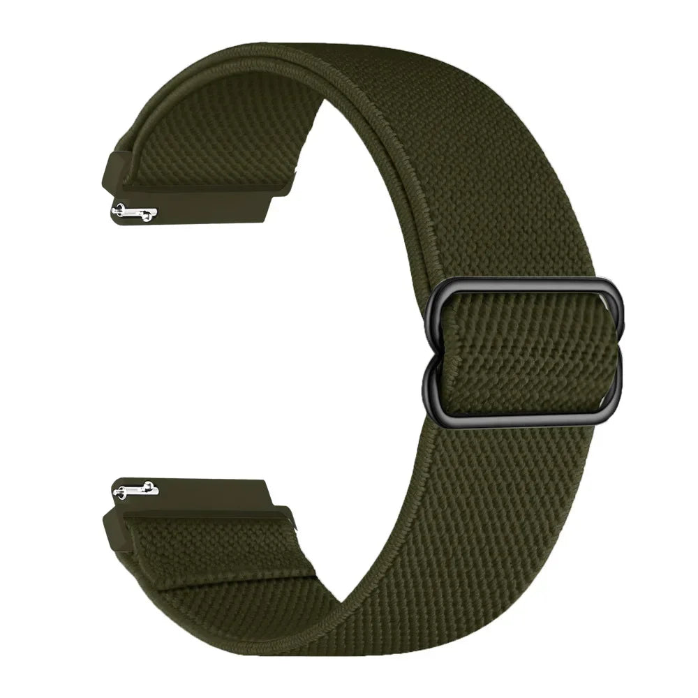 Motorola Moto Nylon Loop Band with Adjustable Slider — Olive Green