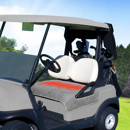 Heated Golf Cart Seat Cover, USB Powered, 3 Heat Settings