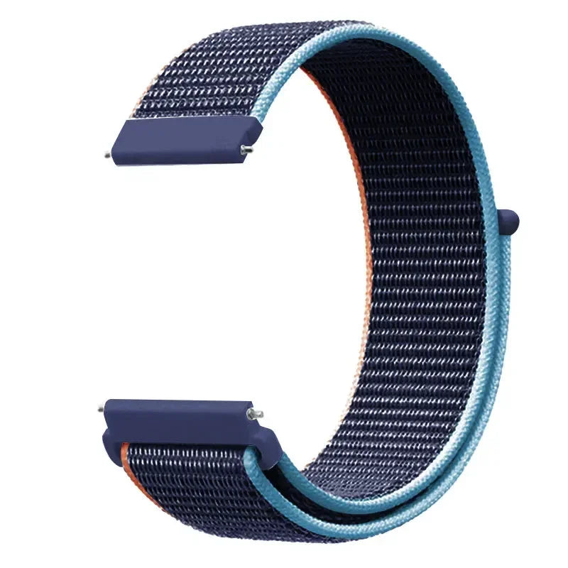 COROS Adjustable Nylon Loop Watch Band in Colors & Camo - Deep Navy Blue