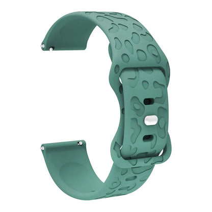 Garmin Leopard Print Silicone Band in Pine Green