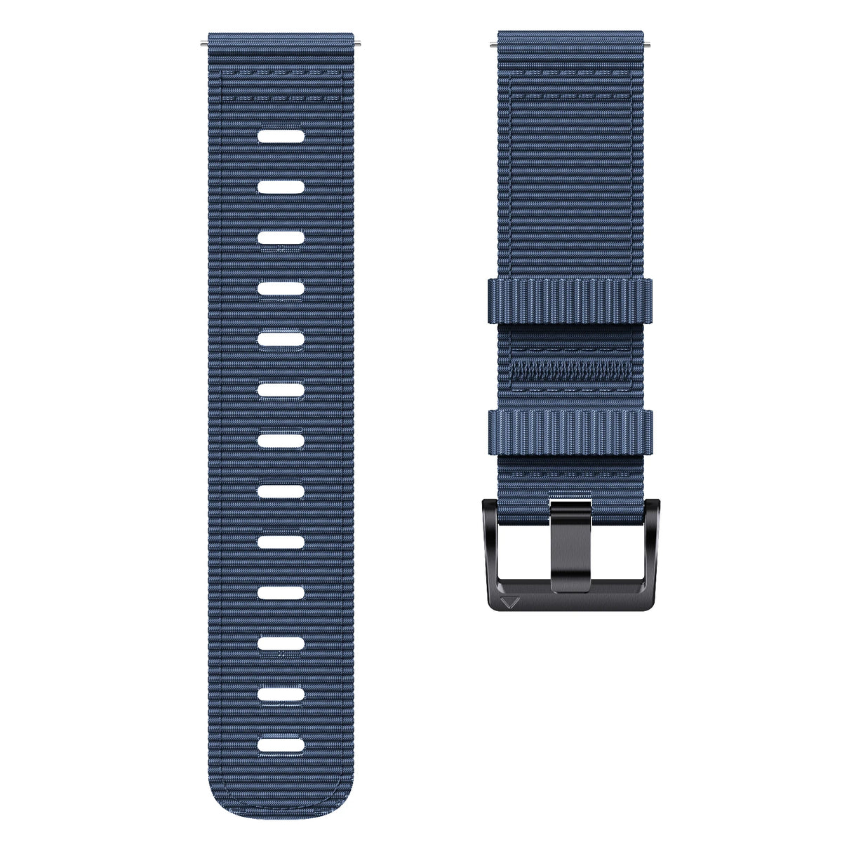 Motorola Moto Ribbed Nylon Band with Black Buckle — Navy Blue