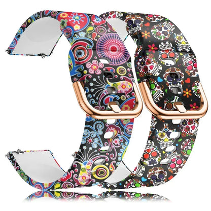 Garmin Printed Silicone Band in several patterns on watches