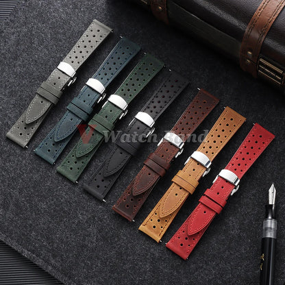 Garmin Perforated Racing Leather Band in all seven colors