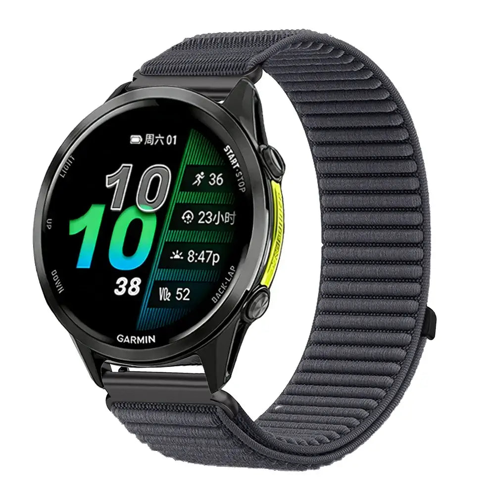 Amazfit Ribbed Nylon Sport Loop Watch Band - Dark Gray