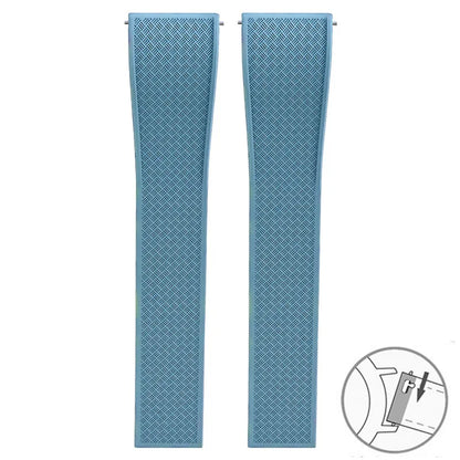 Garmin FKM Rubber Band — strap in light blue