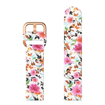 Garmin Printed Silicone Band in Birds and Flowers