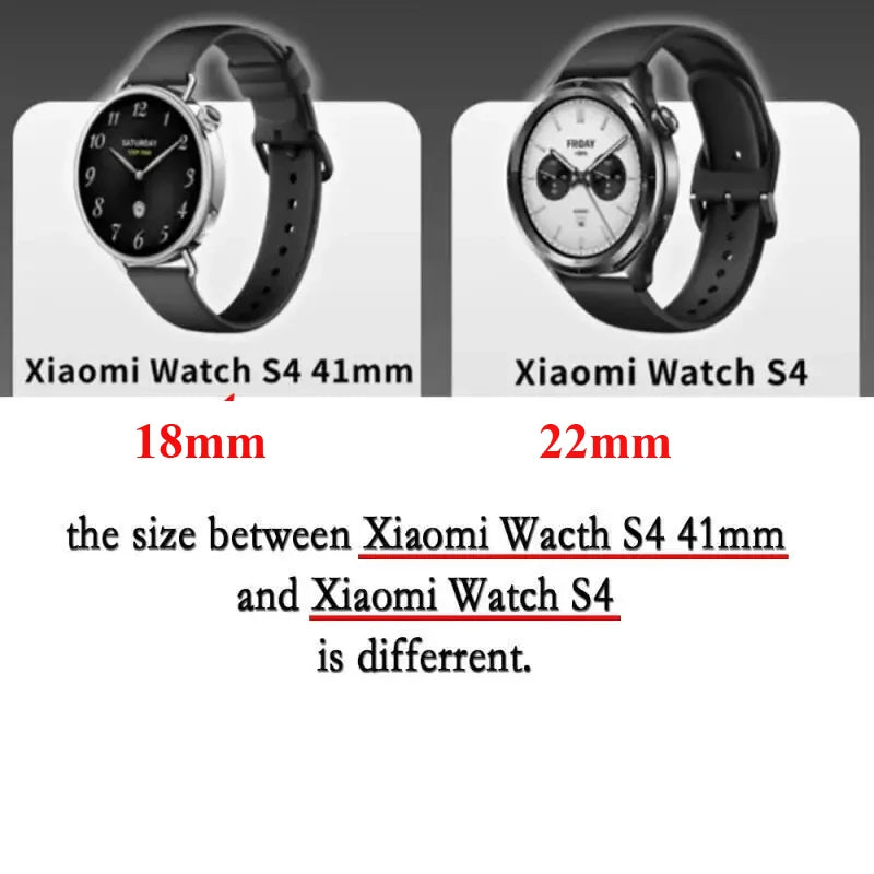 Leather and Silicone Magnetic Band — width guide