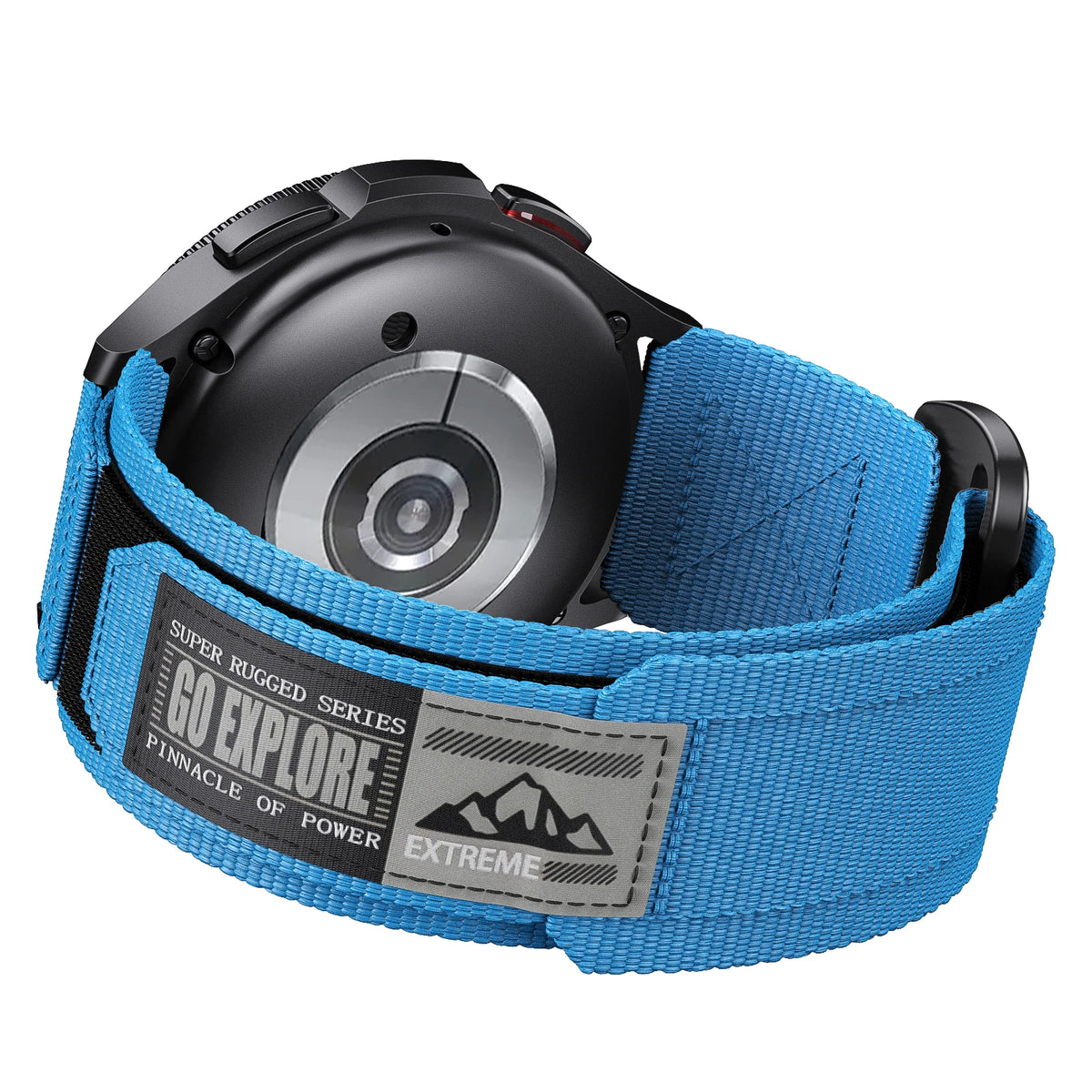Polar Nylon Sport Loop with GO EXPLORE Patch – Sky Blue
