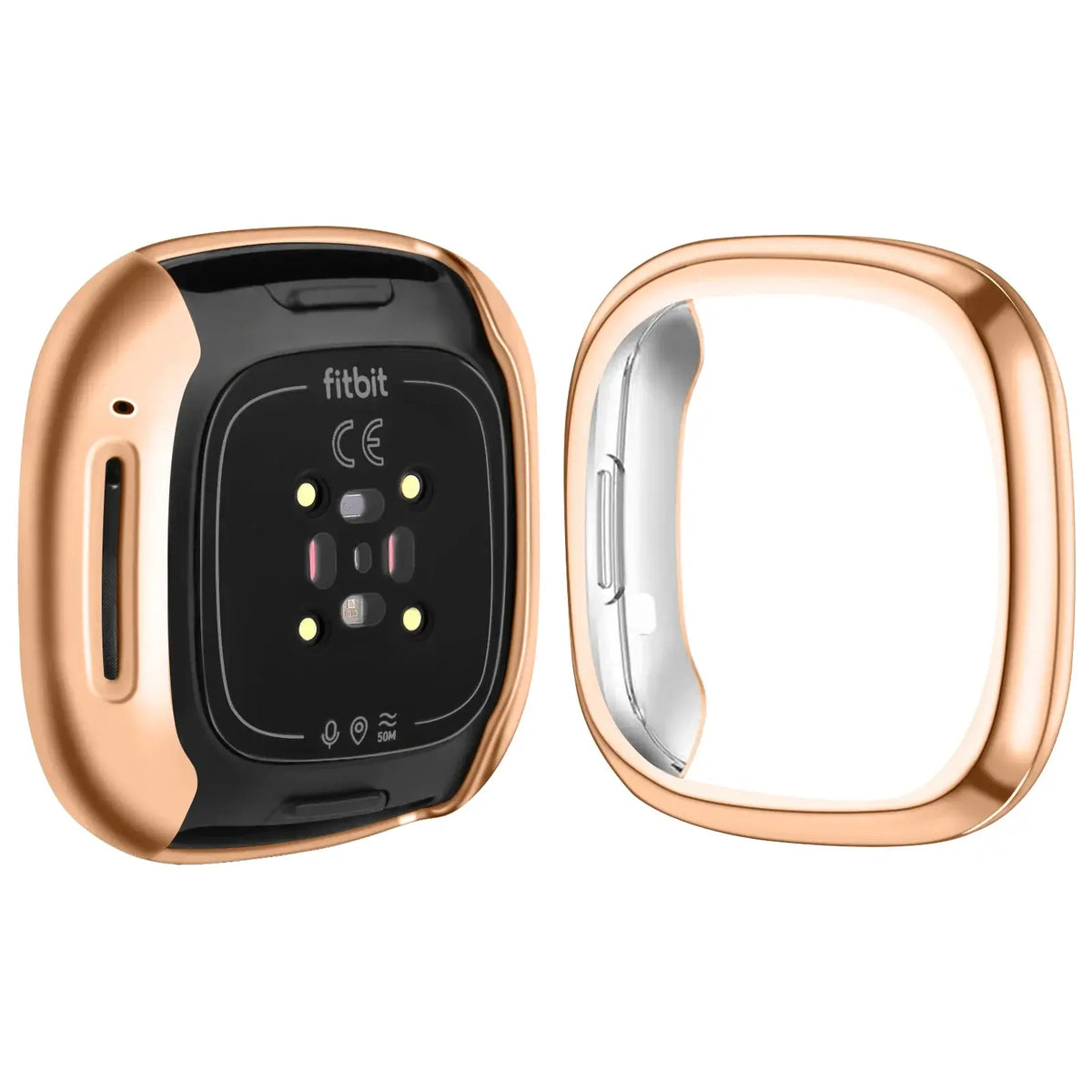 Luxury case for Fitbit Versa and Sense, providing style and protection for smartwatch wearers.