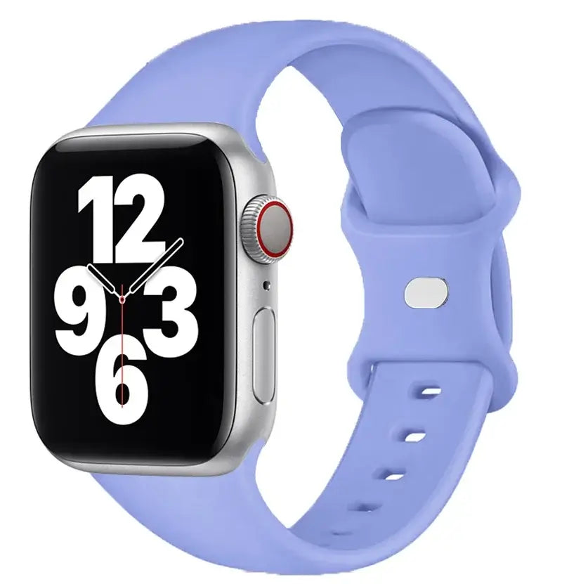 Periwinkle classic silicone Apple Watch sport band