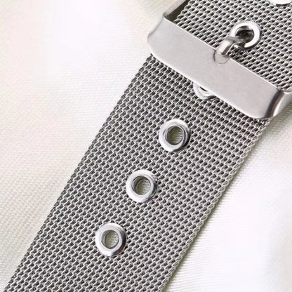 Milanese Mesh Buckle Band — mesh close-up