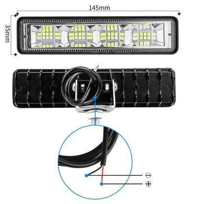 LED Work Lights for Golf Carts, 2-Pack, 12V to 60V