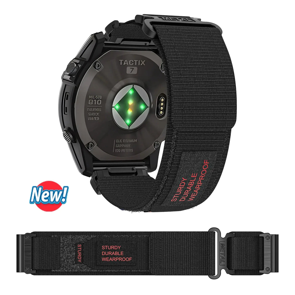 Garmin QuickFit Nylon Utility Loop Band in Black