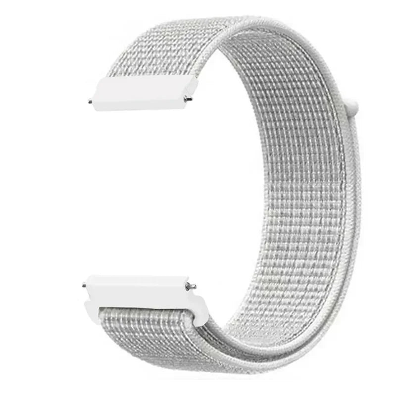 COROS Adjustable Nylon Loop Watch Band in Colors & Camo - White